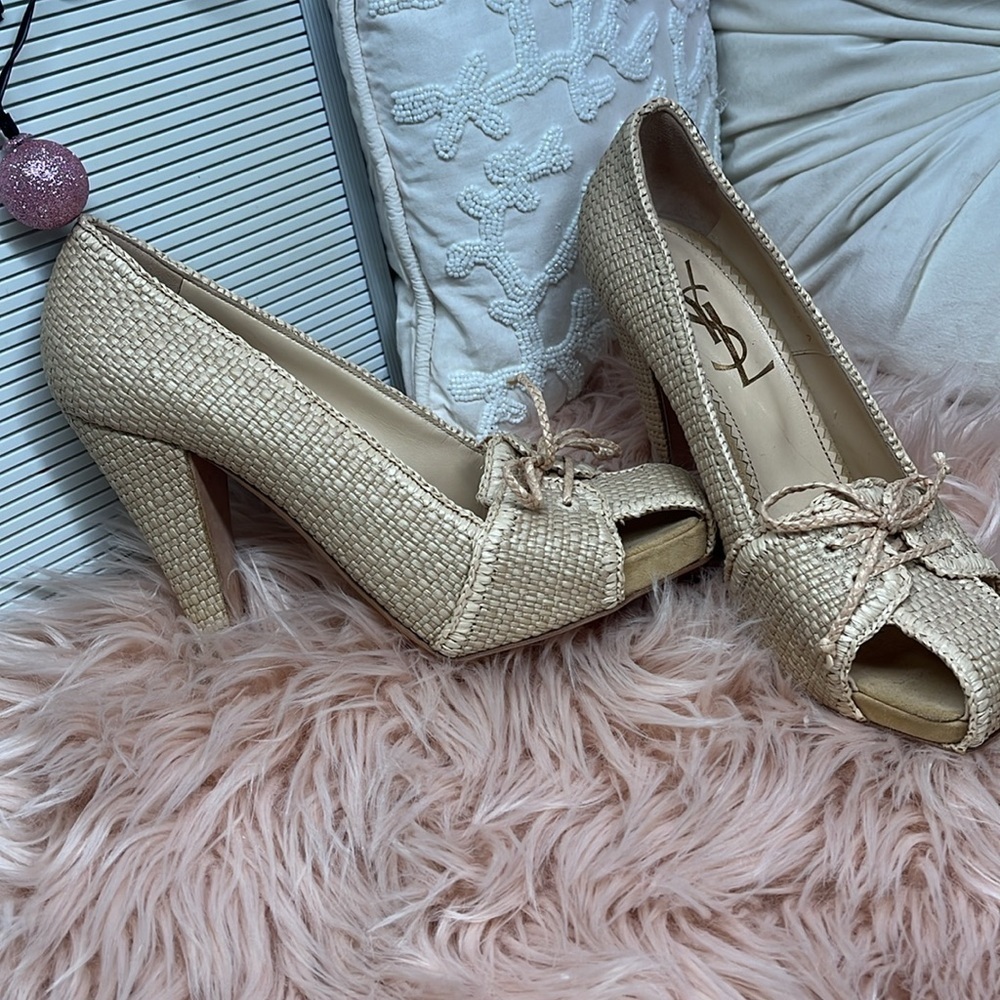 YSL Raffia Heel - Picture 2 of 12